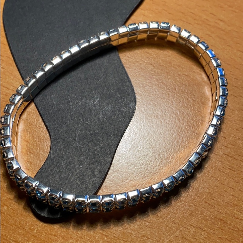 NWT Blue Stretch Anklet - Picture 2 of 3